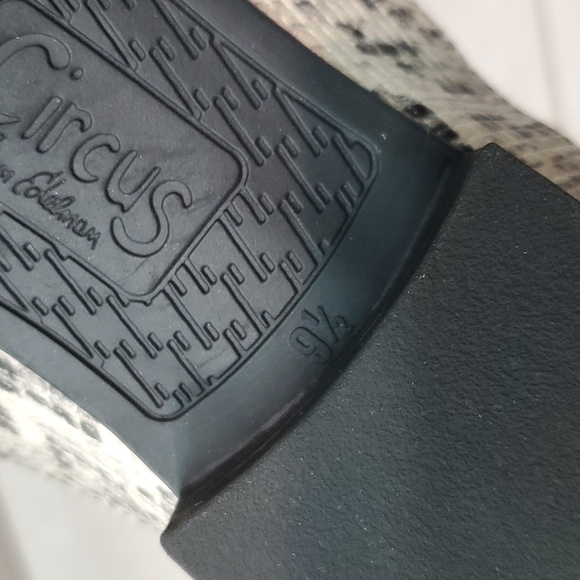 Circus by Sam Edelman Womens Hal Animal Snake Print mules shoes sz 9.5M - Picture 12 of 13